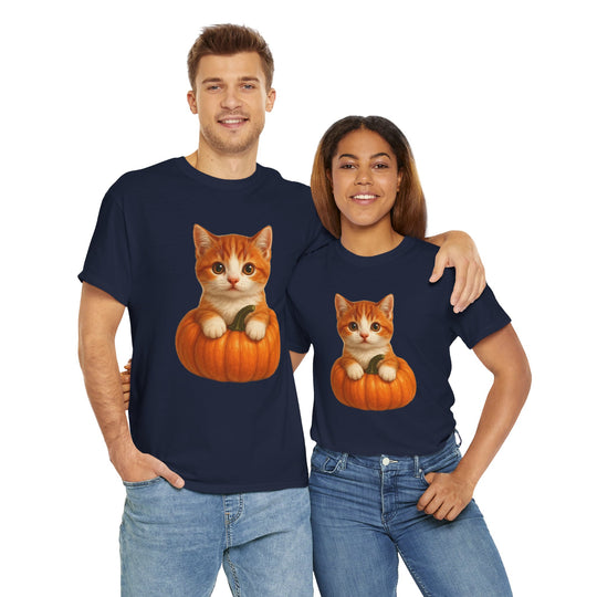 Fred in a Pumpkin Tee, Fall T-Shirt