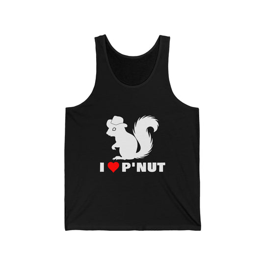 I ❤️ P'Nut Unisex Jersey Tank Top