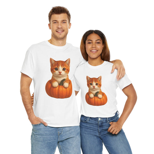 Fred in a Pumpkin Tee, Fall T-Shirt