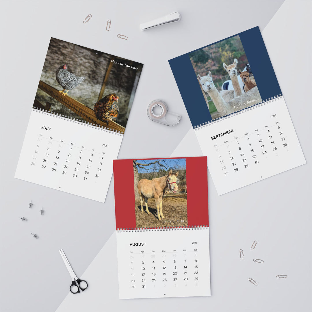 2026 P'Nut's Freedom Farm Wall Calendar