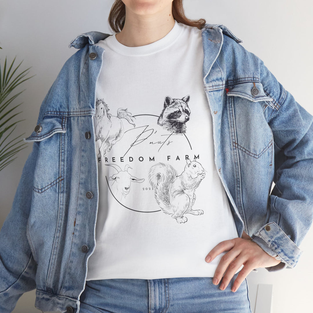 P'Nut's Freedom Farm Unisex Heavy Cotton Tee