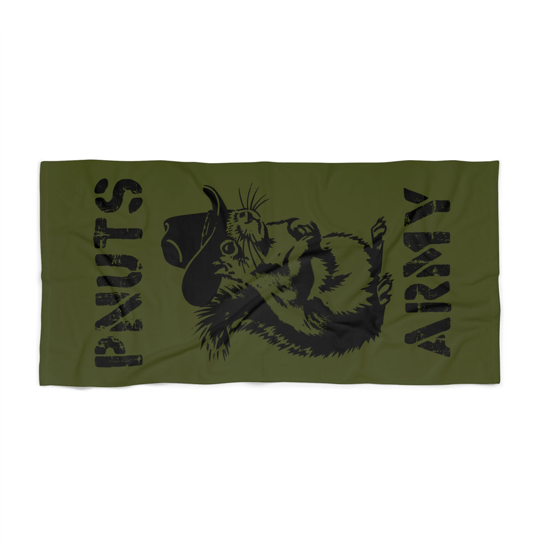 P-Nuts Army Beach Towel