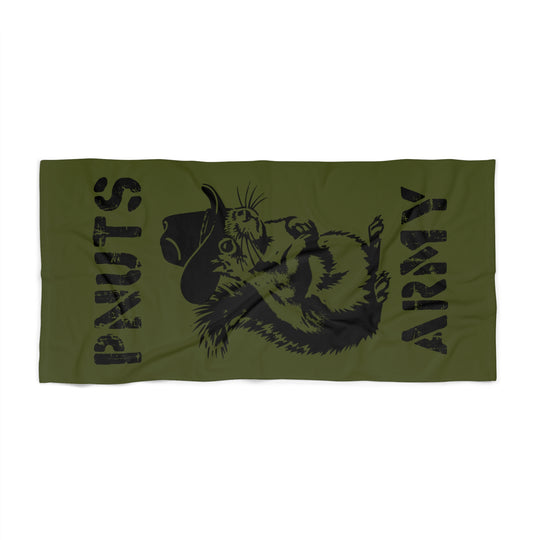 P-Nuts Army Beach Towel