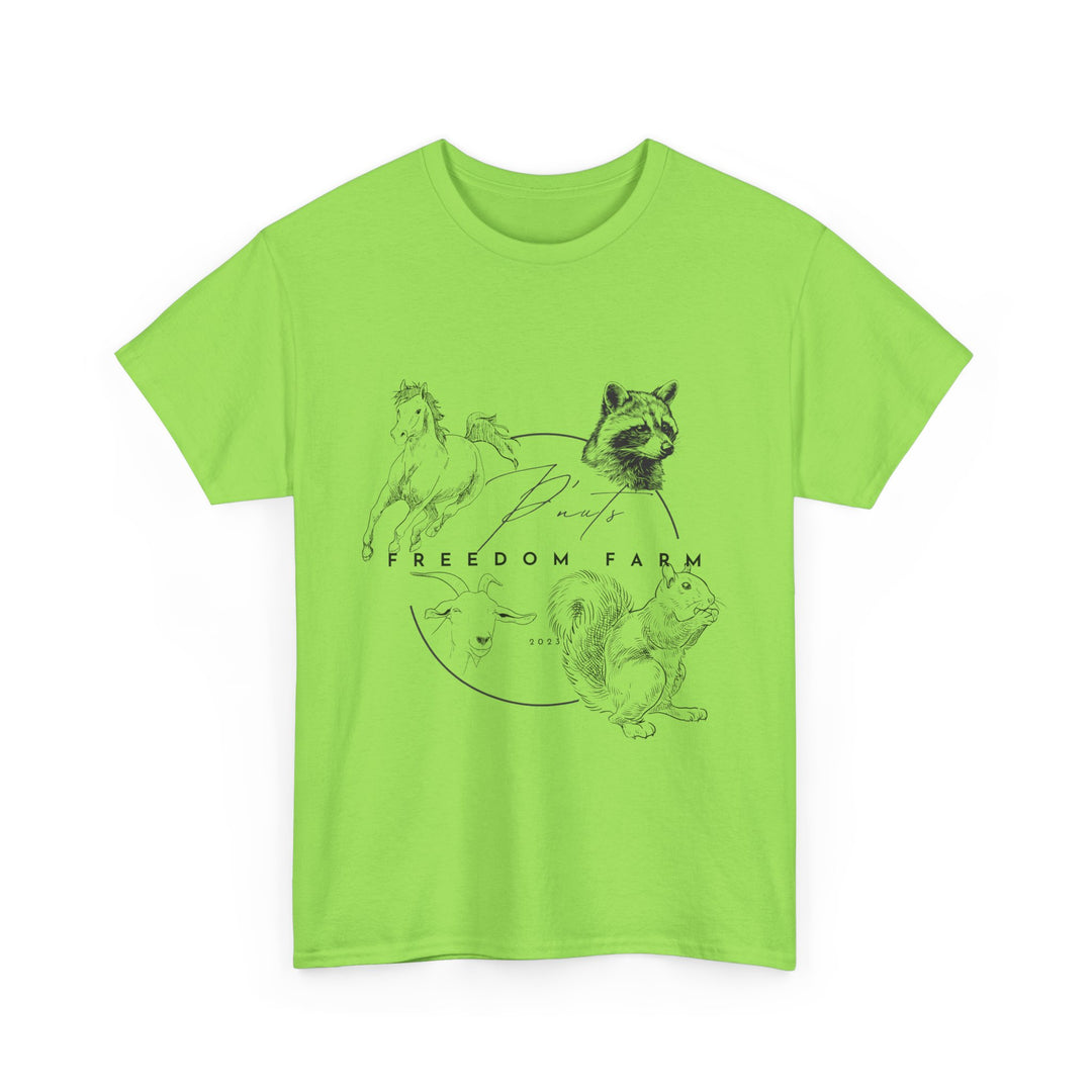 P'Nut's Freedom Farm Unisex Heavy Cotton Tee