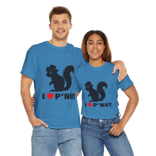 I ❤️ P'Nut Unisex Heavy Cotton Tee