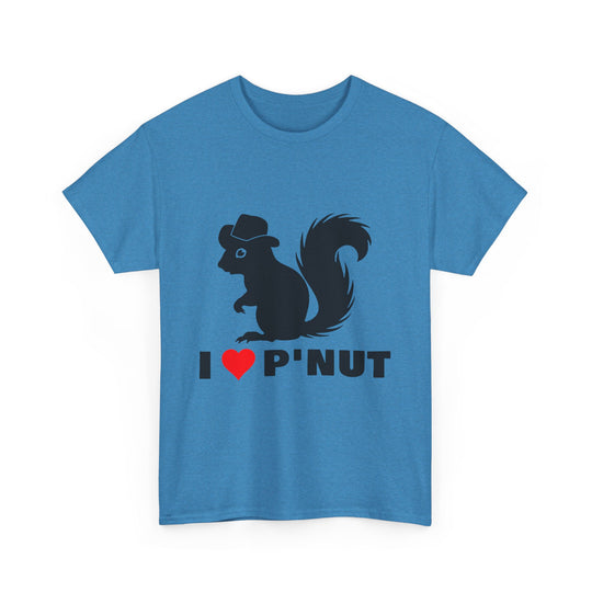 I ❤️ P'Nut Unisex Heavy Cotton Tee