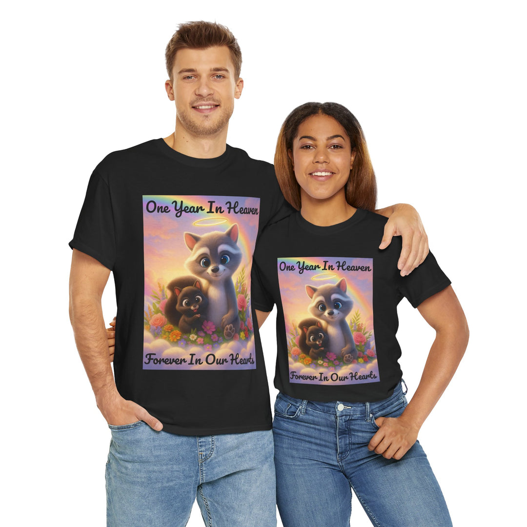 P'Nut & Fred Memorial T-Shirt - One Year in Heaven, Forever In Our Hearts