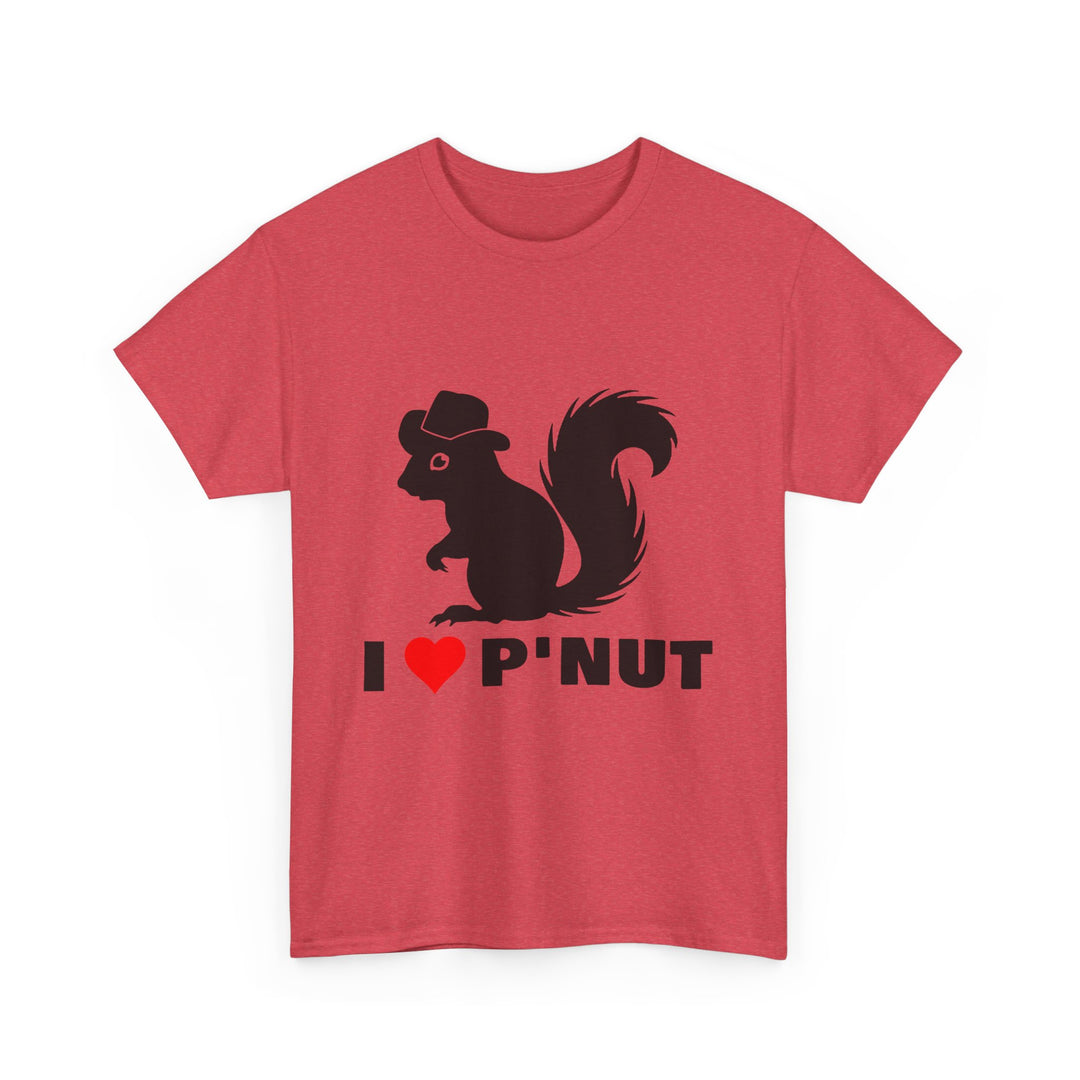 I ❤️ P'Nut Unisex Heavy Cotton Tee