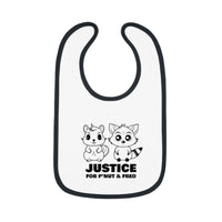 Justice For P'Nut & Fred Bib for Babies