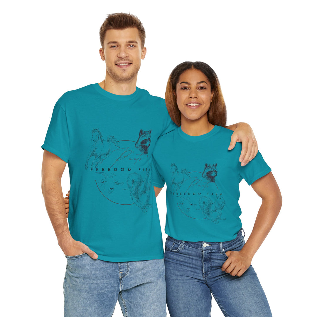 P'Nut's Freedom Farm Unisex Heavy Cotton Tee