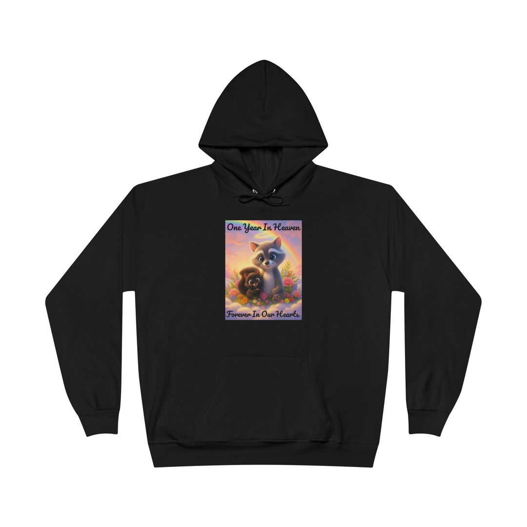 P'Nut & Fred Memorial Unisex Hoodie, One Year in Heaven, Forever In Our Hearts