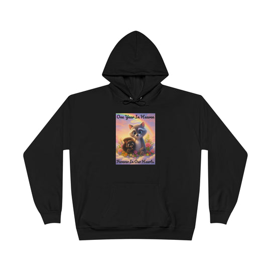 P'Nut & Fred Memorial Unisex Hoodie, One Year in Heaven, Forever In Our Hearts