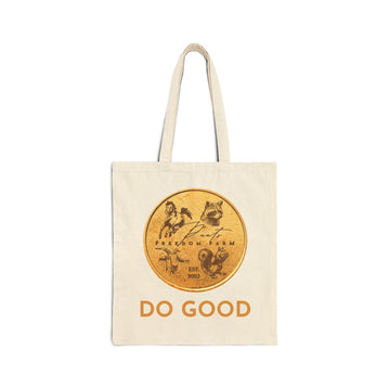 "DO GOOD" Canvas Tote Bag