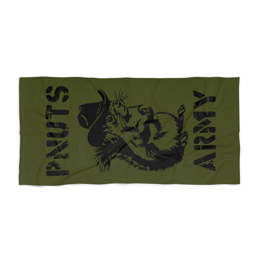 P-Nuts Army Beach Towel