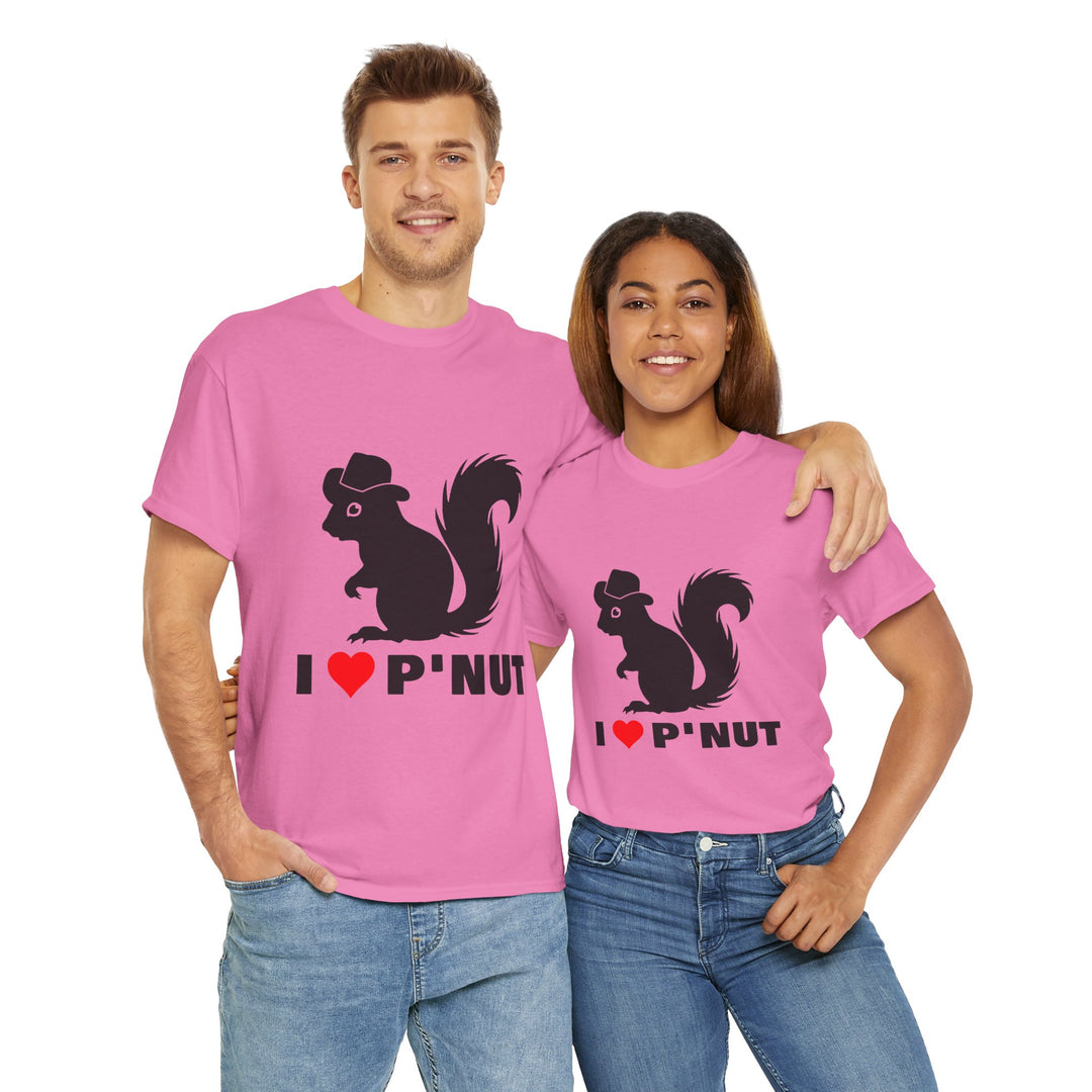 I ❤️ P'Nut Unisex Heavy Cotton Tee