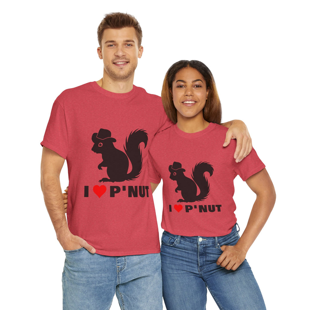 I ❤️ P'Nut Unisex Heavy Cotton Tee