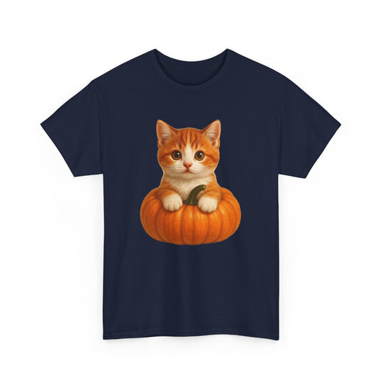 Fred in a Pumpkin Tee, Fall T-Shirt
