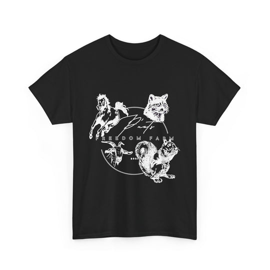 P'Nut's Freedom Farm Unisex Heavy Cotton Tee