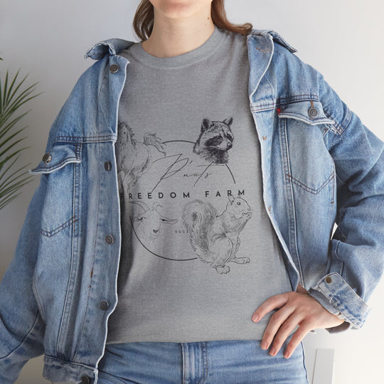 P'Nut's Freedom Farm Unisex Heavy Cotton Tee