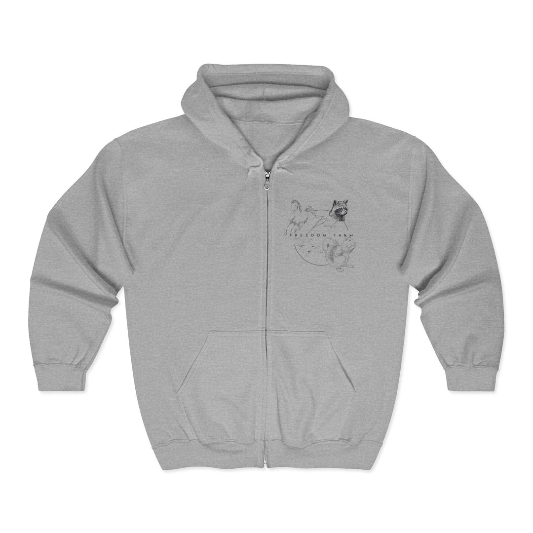 P'Nut's Freedom Farm Unisex Heavy Blend Full Zip Hooded Sweatshirt