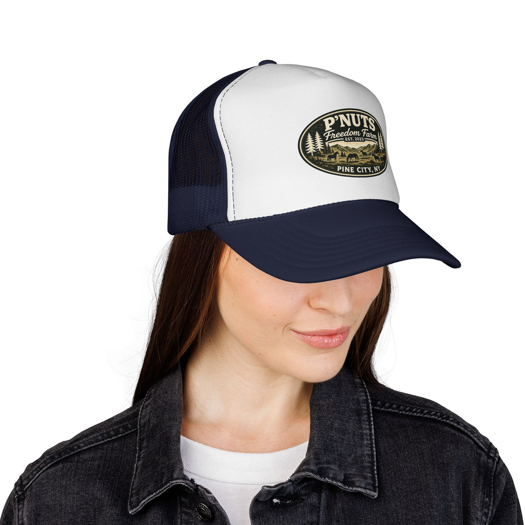 Trucker Cap — P'Nuts Freedom Farm Pine City Vintage Patch