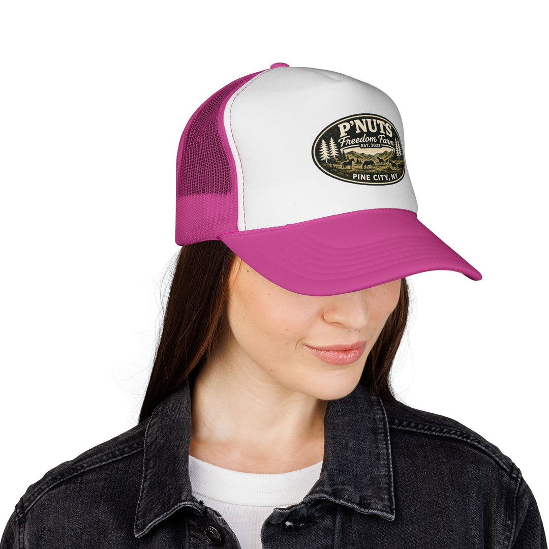 Trucker Cap — P'Nuts Freedom Farm Pine City Vintage Patch