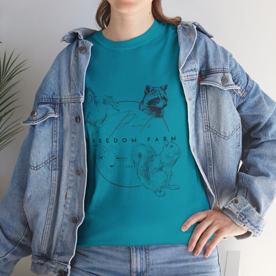 P'Nut's Freedom Farm Unisex Heavy Cotton Tee