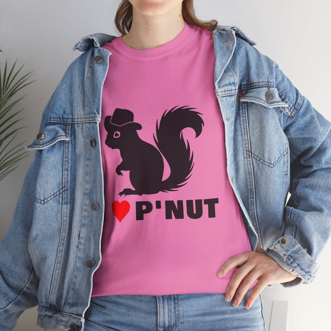 I ❤️ P'Nut Unisex Heavy Cotton Tee