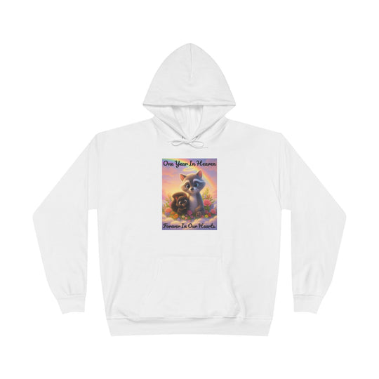 P'Nut & Fred Memorial Unisex Hoodie, One Year in Heaven, Forever In Our Hearts