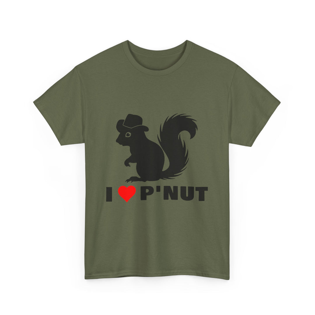 I ❤️ P'Nut Unisex Heavy Cotton Tee