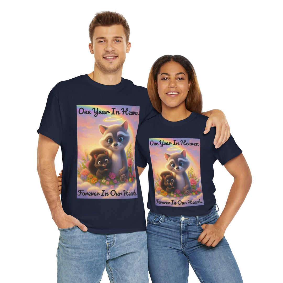 P'Nut & Fred Memorial T-Shirt - One Year in Heaven, Forever In Our Hearts