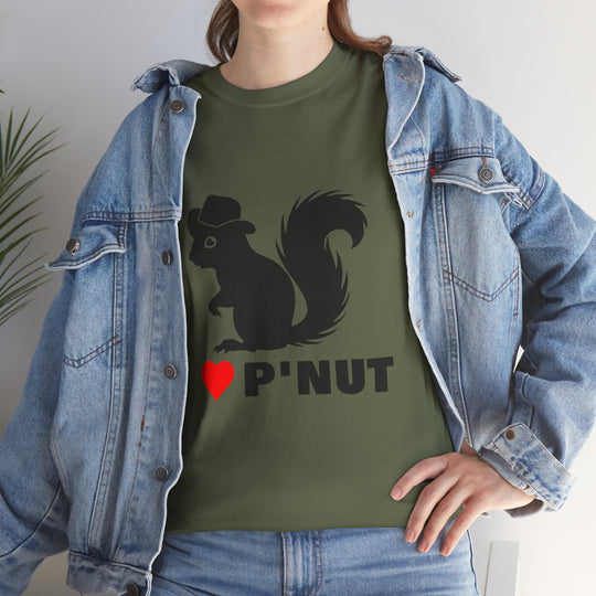 I ❤️ P'Nut Unisex Heavy Cotton Tee