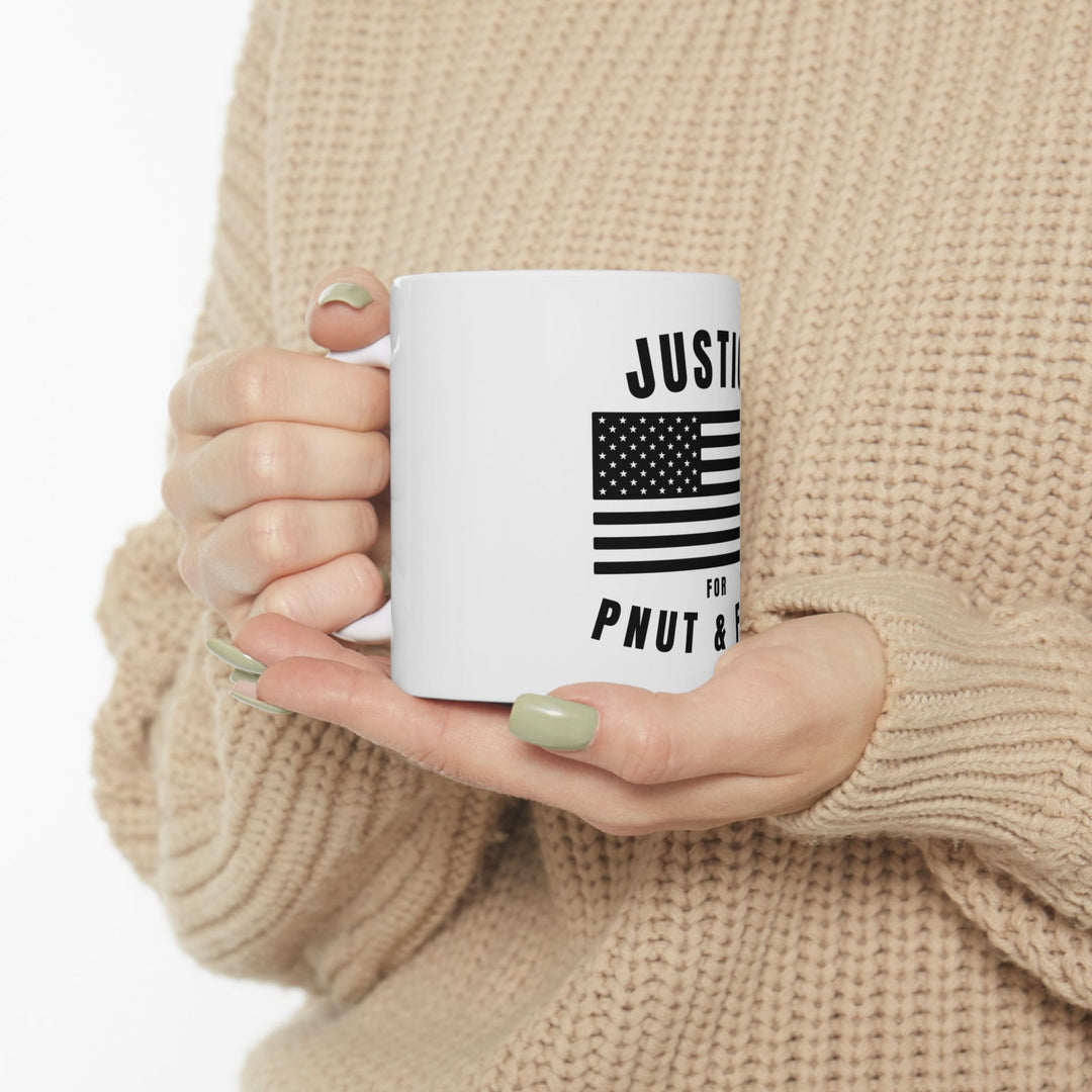 Justice For P'Nut & Fred Ceramic Mug