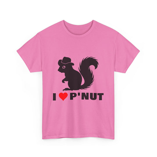 I ❤️ P'Nut Unisex Heavy Cotton Tee