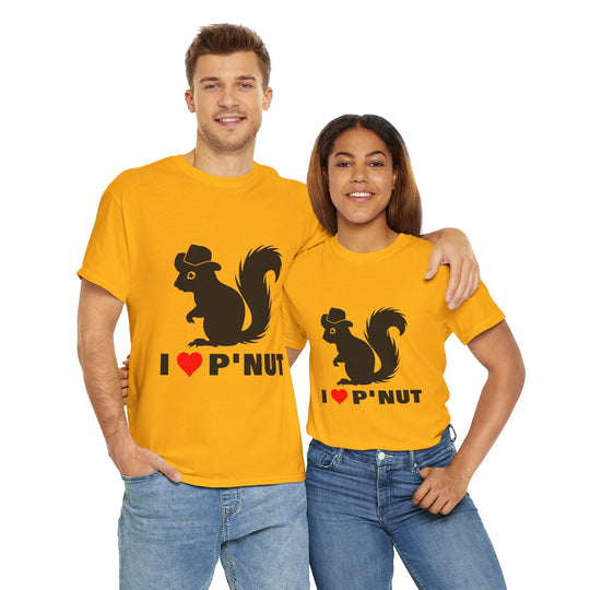 I ❤️ P'Nut Unisex Heavy Cotton Tee
