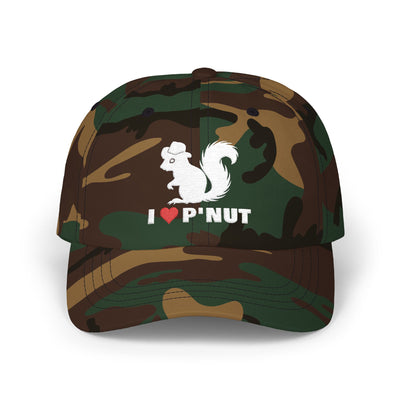 I ❤️ P'Nut Classic Dad Cap (White Print)