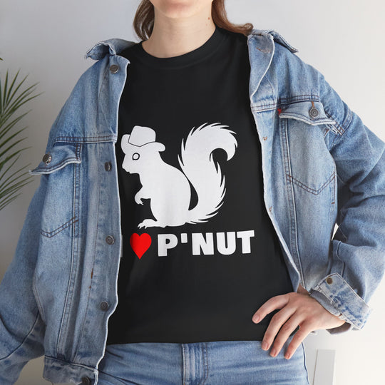 I ❤️ P'Nut Unisex Heavy Cotton Tee