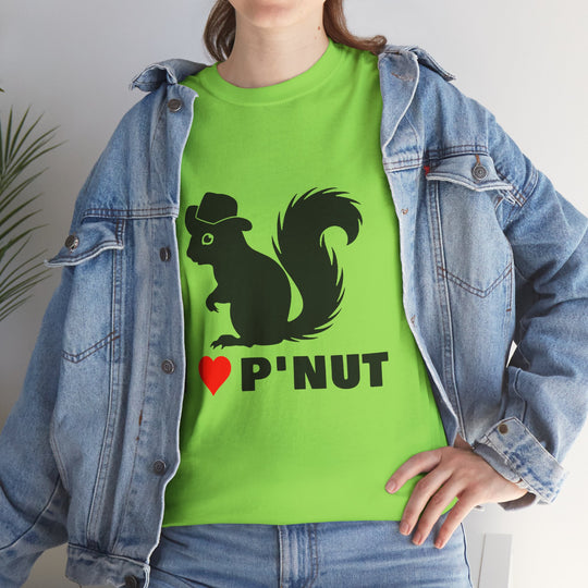 I ❤️ P'Nut Unisex Heavy Cotton Tee