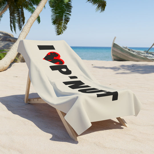I  P'NUT Beach Towel