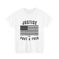 Justice for Pnut & Fred Unisex Heavy Cotton Tee