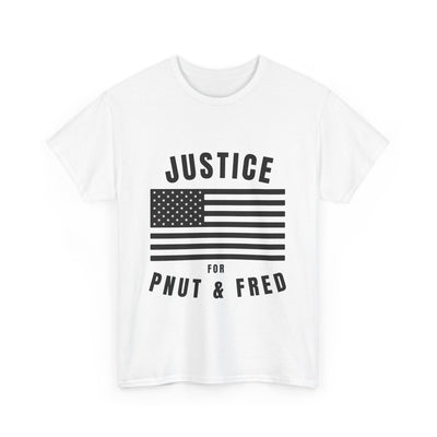 Justice for Pnut & Fred Unisex Heavy Cotton Tee