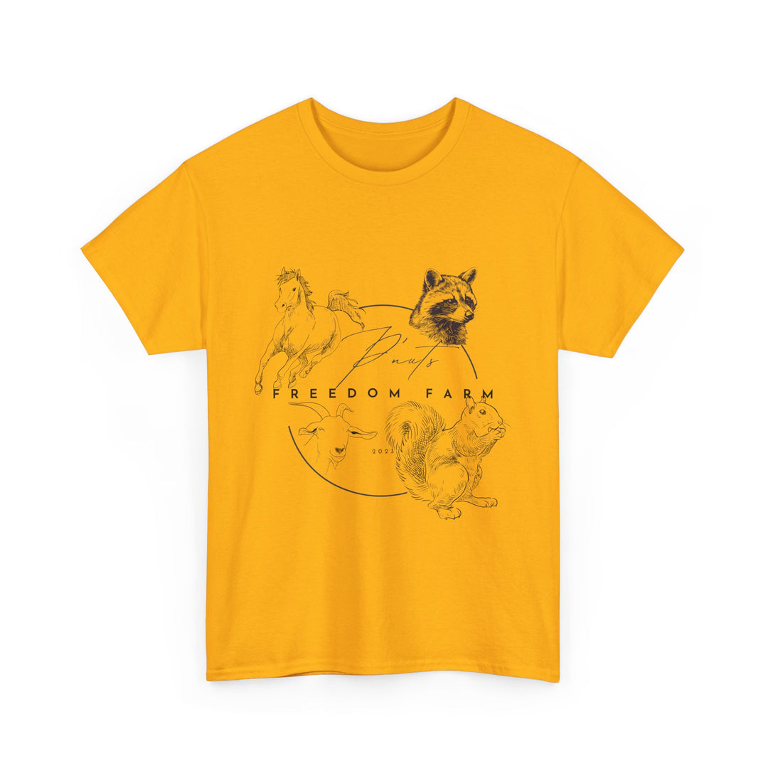 P'Nut's Freedom Farm Unisex Heavy Cotton Tee