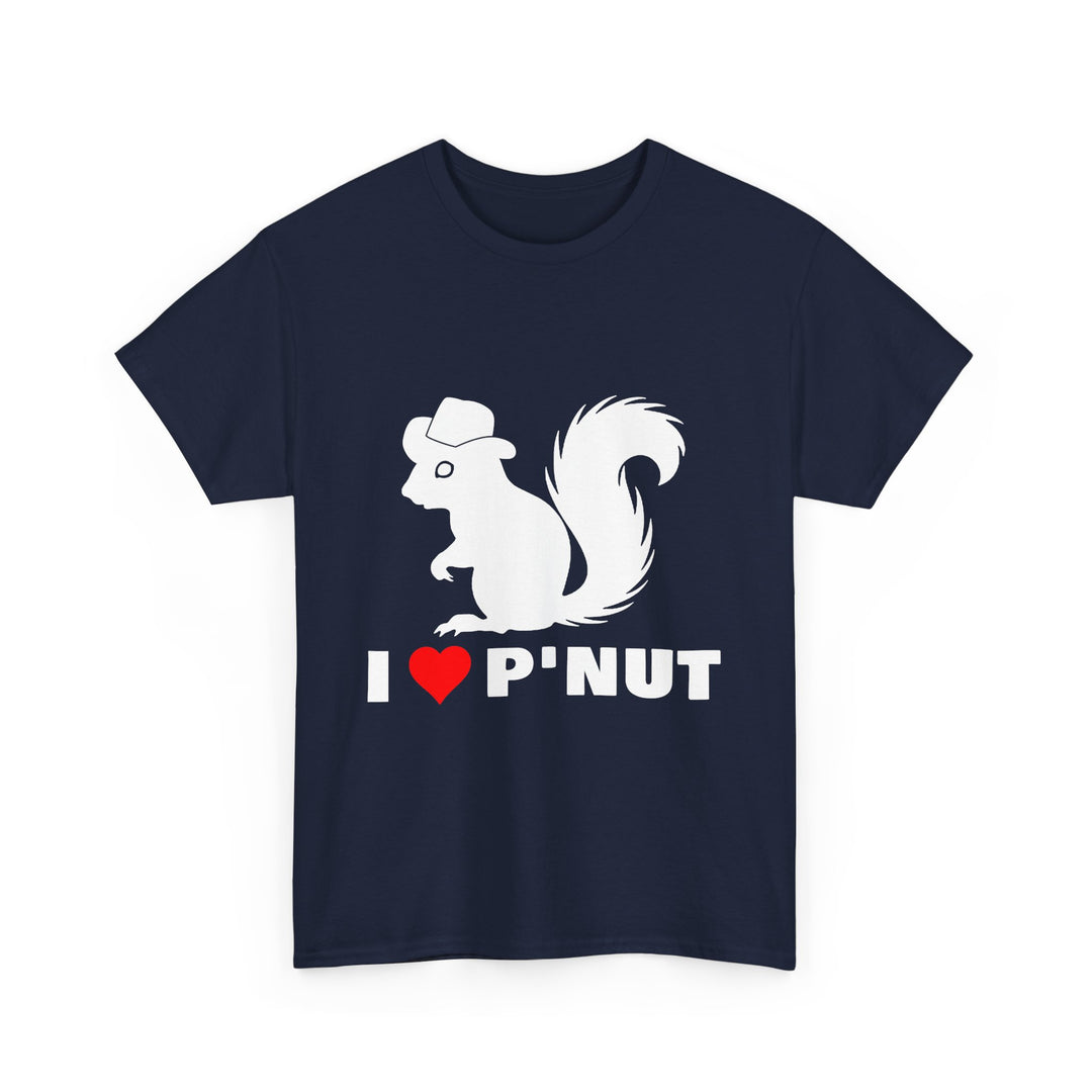 I ❤️ P'Nut Unisex Heavy Cotton Tee