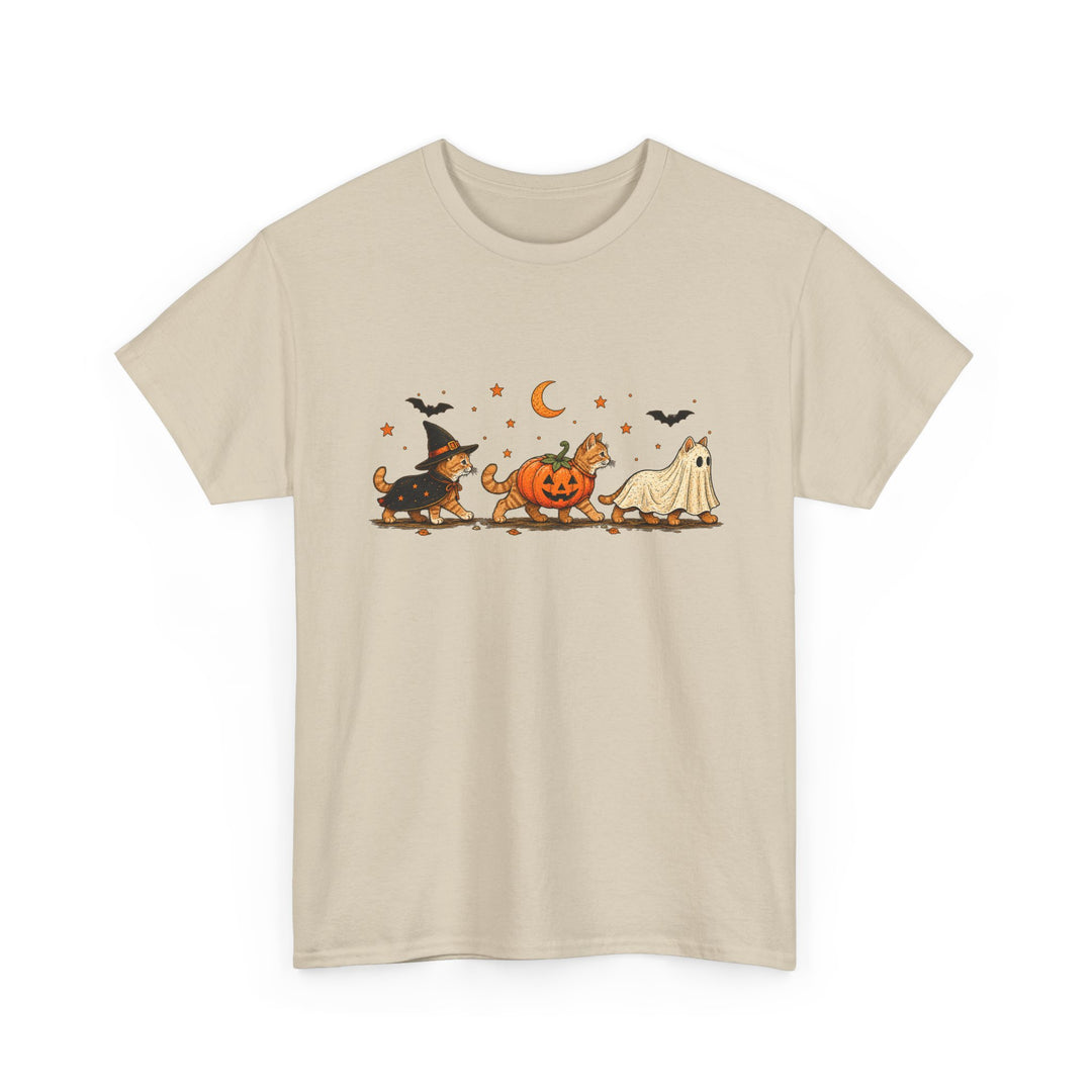 Halloween Costume Parade T-Shirt — Cute Witch, Pumpkin & Ghost Graphic Tee
