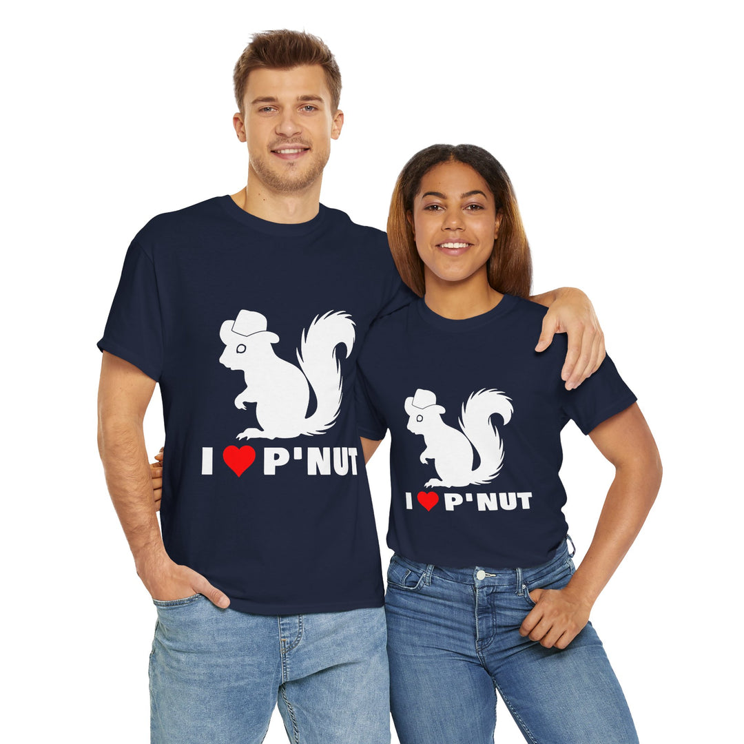 I ❤️ P'Nut Unisex Heavy Cotton Tee