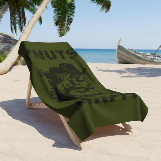 P-Nuts Army Beach Towel