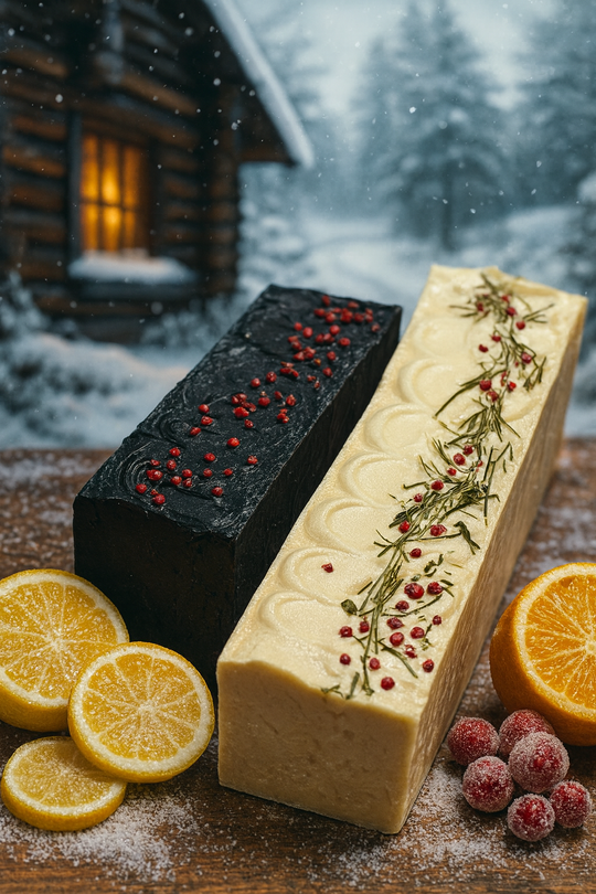 Handmade Holiday Goat Milk Soap Bundles ✨