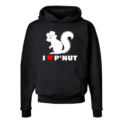 Unisex Ecosmart Hooded Sweatshirt - I ❤️ P'NUT